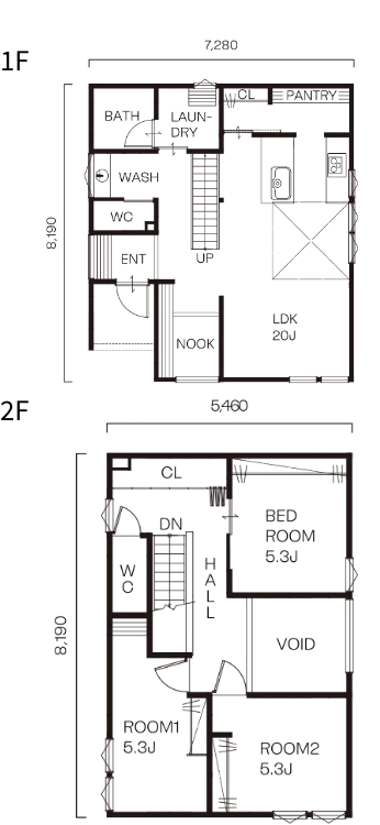 NONDESIGN HYGEE 間取り図